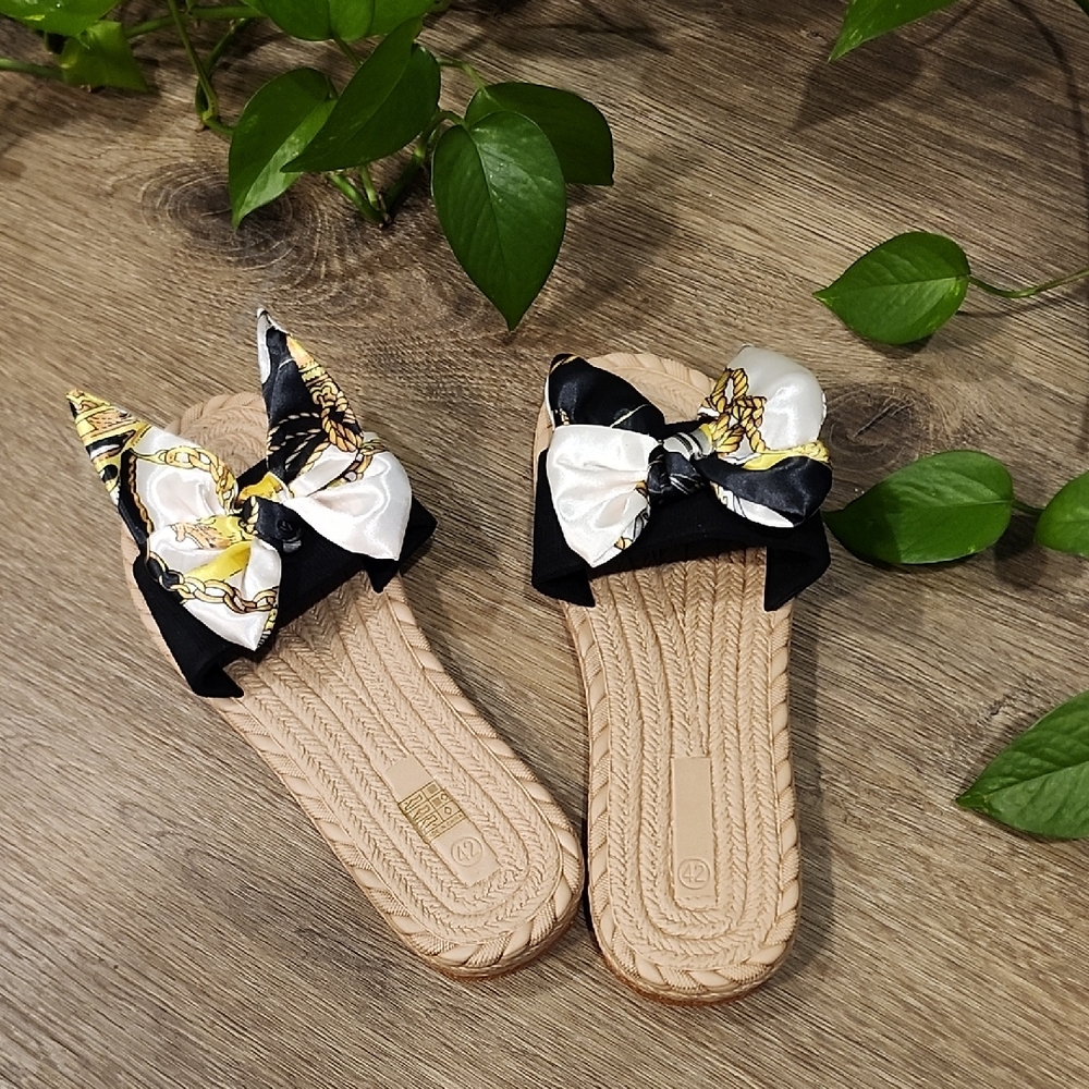 Elegant Women's Bow Sandals